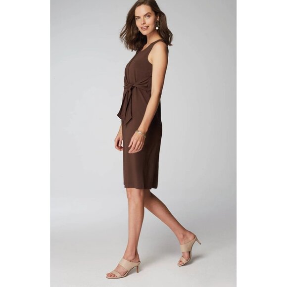 J. Jill Brown Sleeveless Dress - Picture 2 of 10
